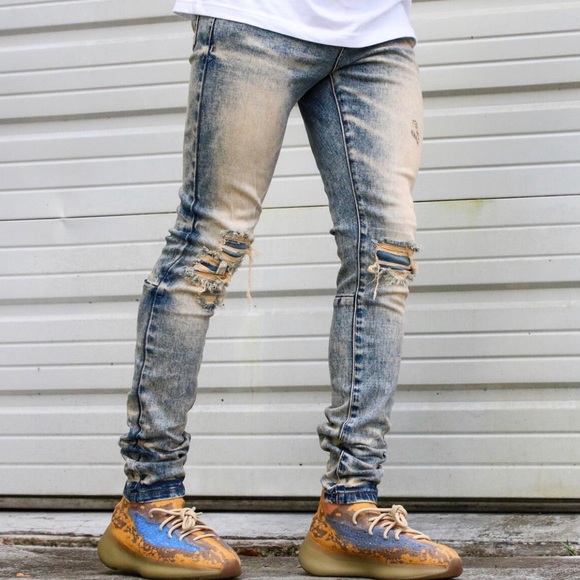 THRT DENIM WHEAT Light-wash Skinny Jeans - Picture 4 of 5